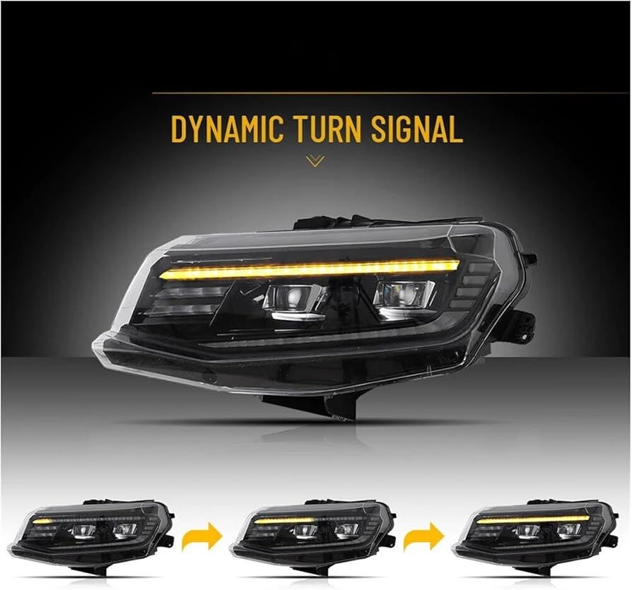 Amazon.co.jp: 車のヘッドランプ ペアシボレーカマロ 2016 2017 2018